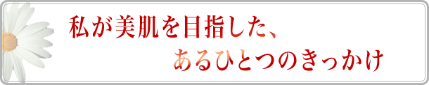 リセットビューティー 私が美肌を目指した理由
